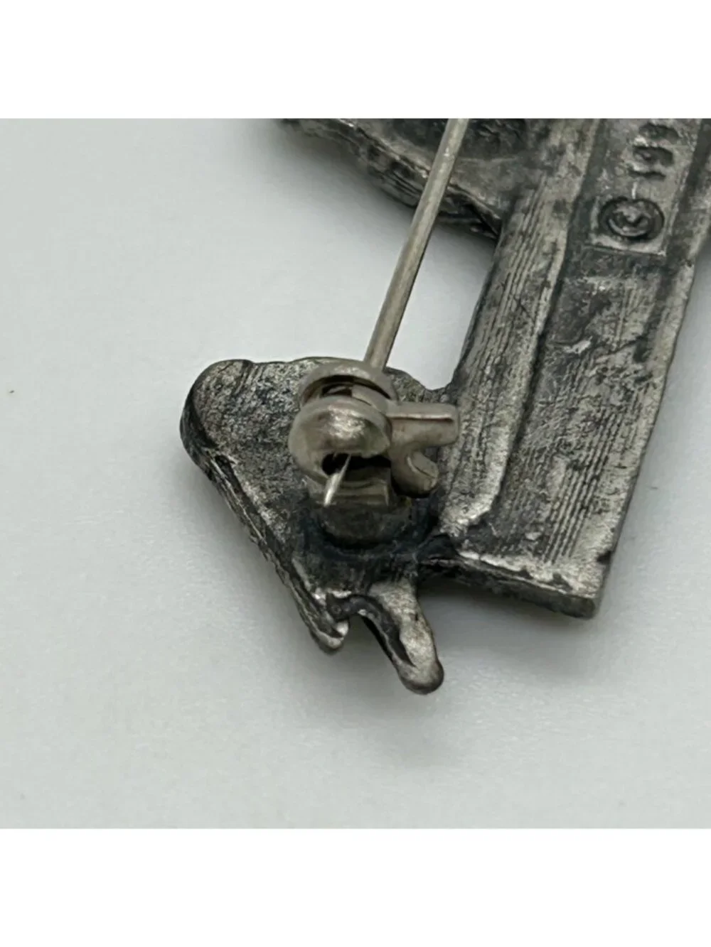 Pewter Bird Brooch M Bastian Vintage Pin 1999 Nature-Inspired Design